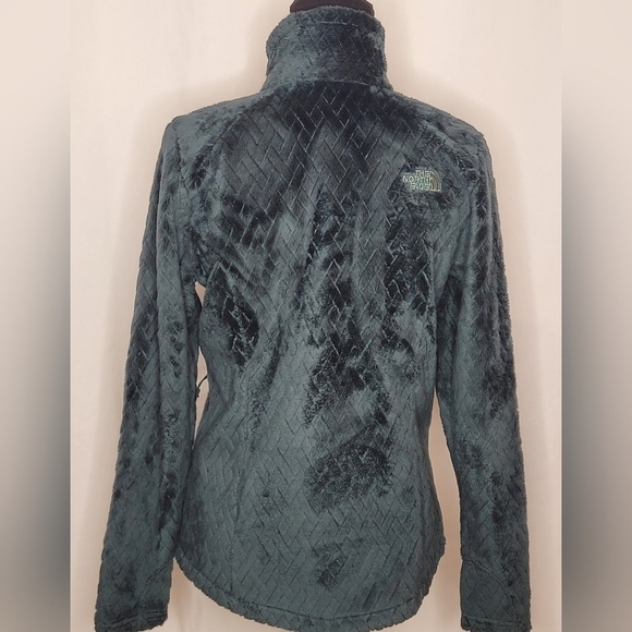 The North Face Women's Emerald Green High-Piled Fleece Zip Jacket - Size S - Picture 4 of 14